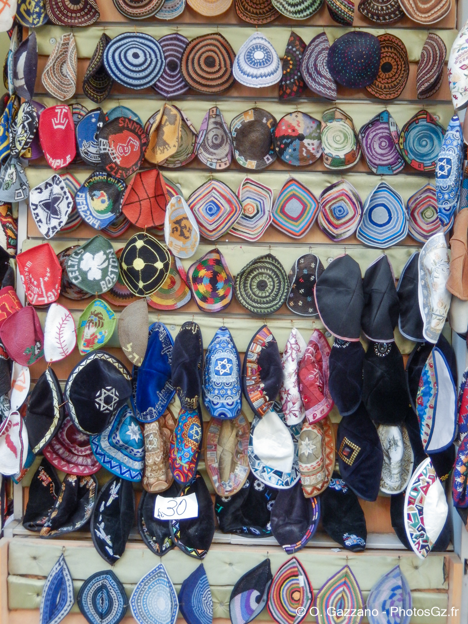 Kippas à Jérusalem